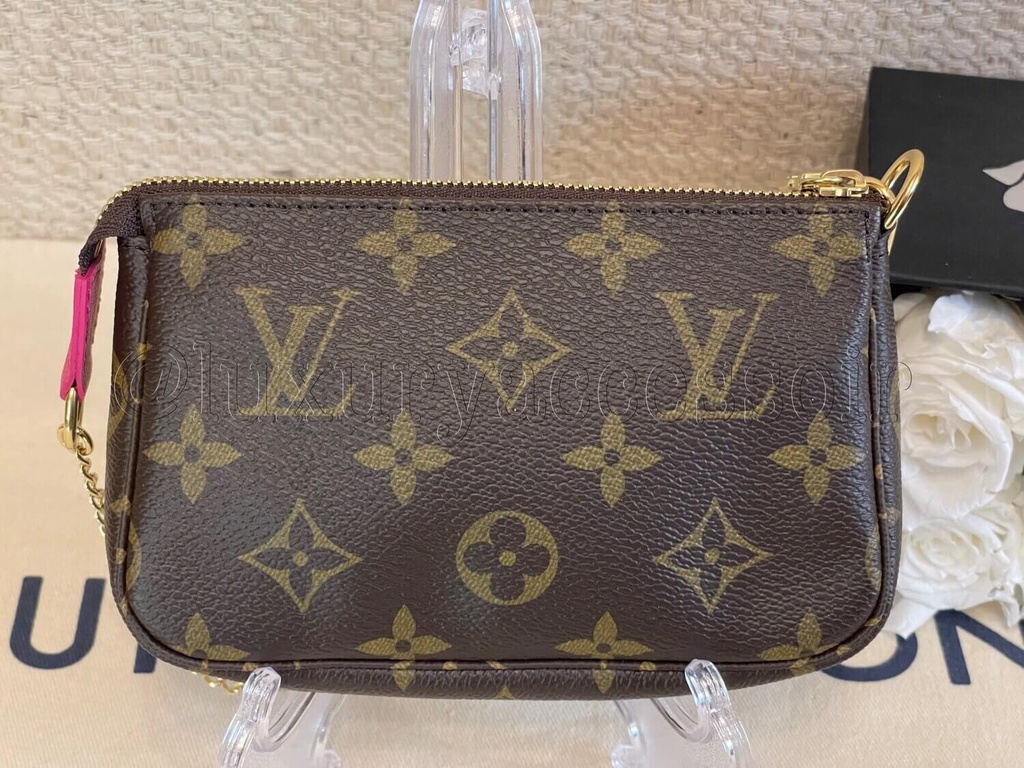 100 Original Louis Vuitton Mini Pochette Accessoires Monogram